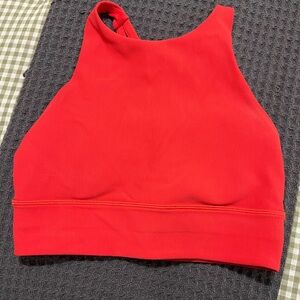 lululemon athletica Red Sports Bra